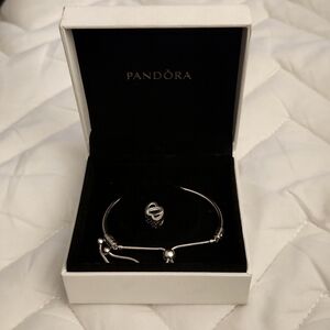 Pandora Bracelet and a Heart Charm
